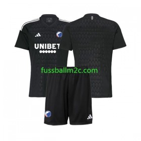 Fußballtrikots FC Copenhagen Torwart Kinder Auswärts Trikotsatz 2023-2024